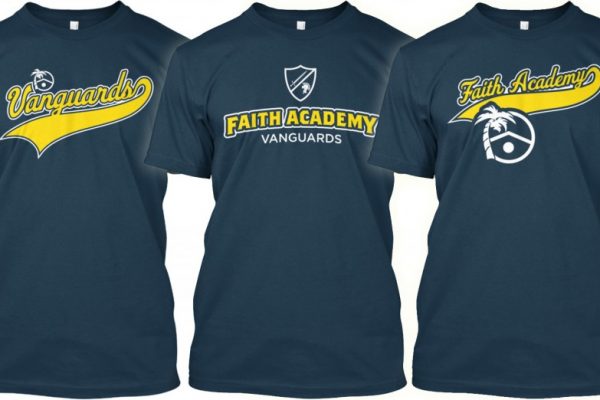 Faith Academy Vanguards shirts